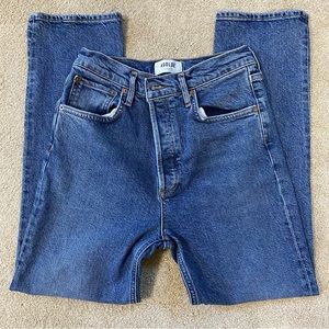 AGOLDE Riley High Rise Straight Crop